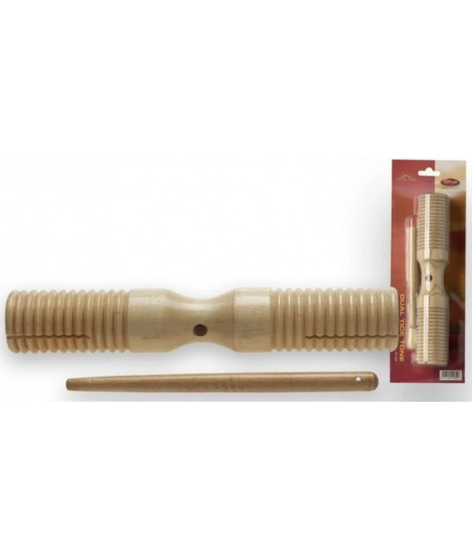 Stagg GDTB-125L fa, verővel, dupla guiro