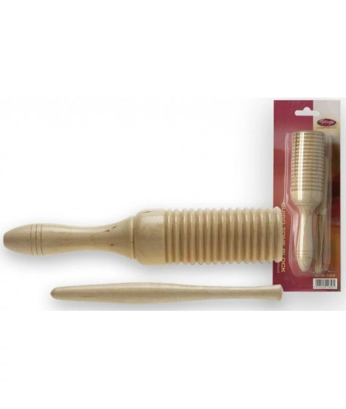 Stagg GTB-124 hangblokk verővel guiro 