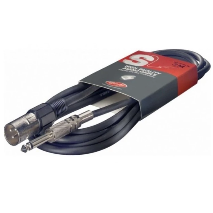 Stagg SAC3PXM DL  XLR papa -jack papa Audio kábel 3m