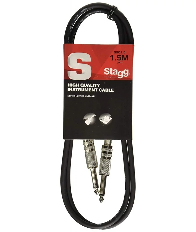 Stagg SGC1,5 hangszerkábel 1,5 m