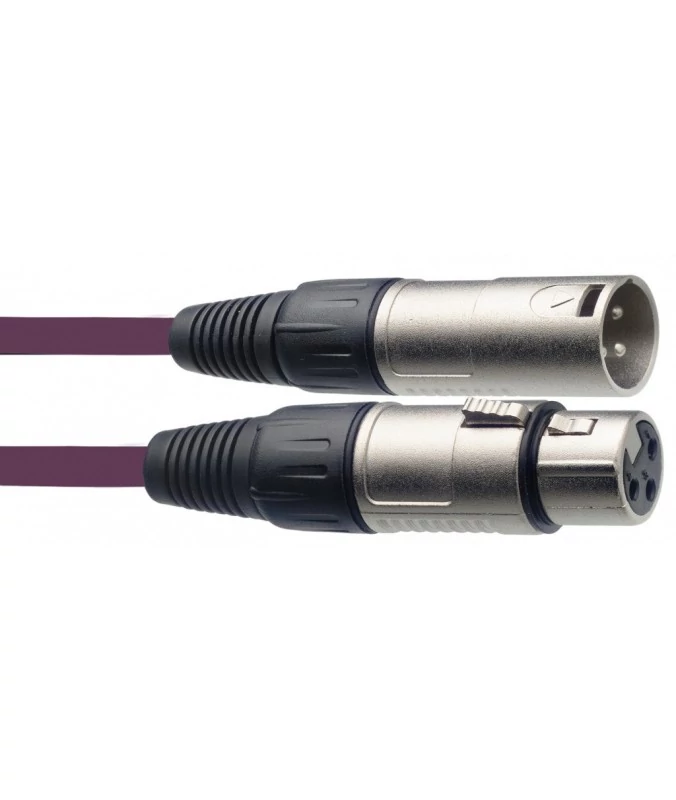 Stagg SMC6 CPP XLR-XLR mikroofnkábel 6m lila