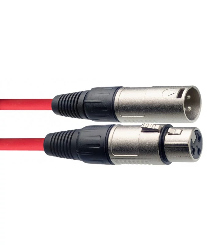 Stagg SMC6 CRD XLR-XLR mikrofonkábel 6m piros
