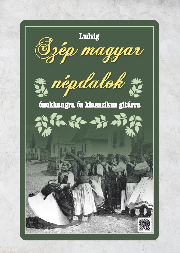 Ludvig Szép magyar népdalok klasszikus gitár + énekhangra