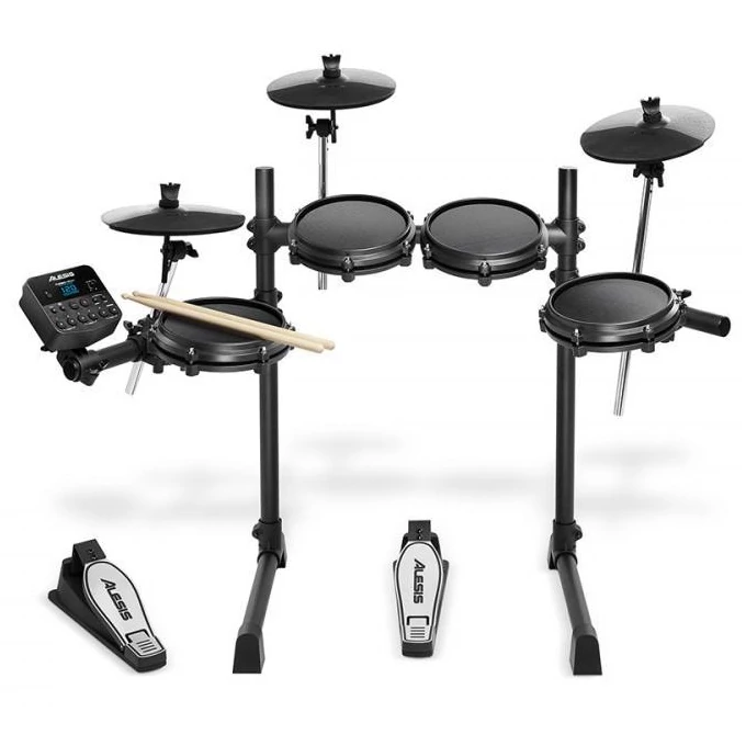 Alesis elektromos dobszett, 120 hang, 7 trigger, dual zone pergő, Mesh ütőfelületek