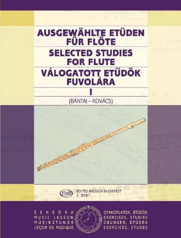 Bántai-Kovács Válogatott etüdök fuvolára I