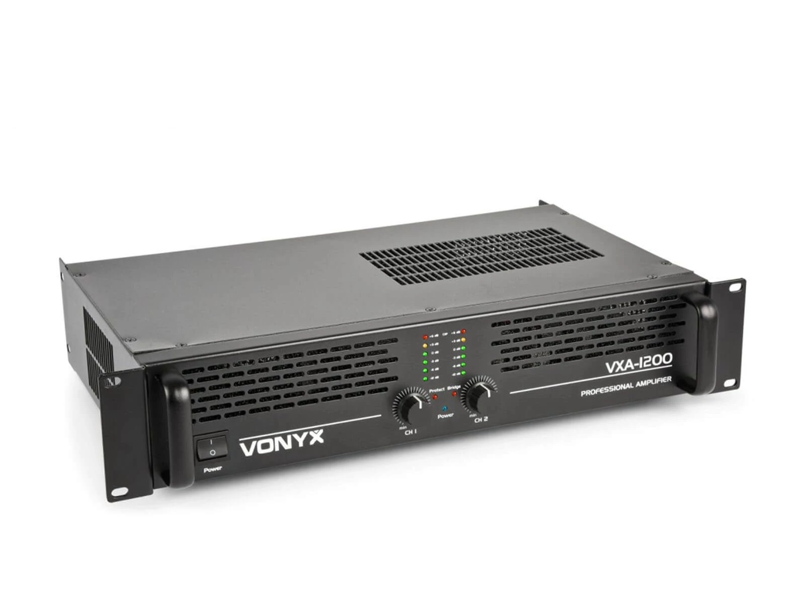 Vonyx VXA-1200 2x600w Bridge: 1x1200w végerősítő