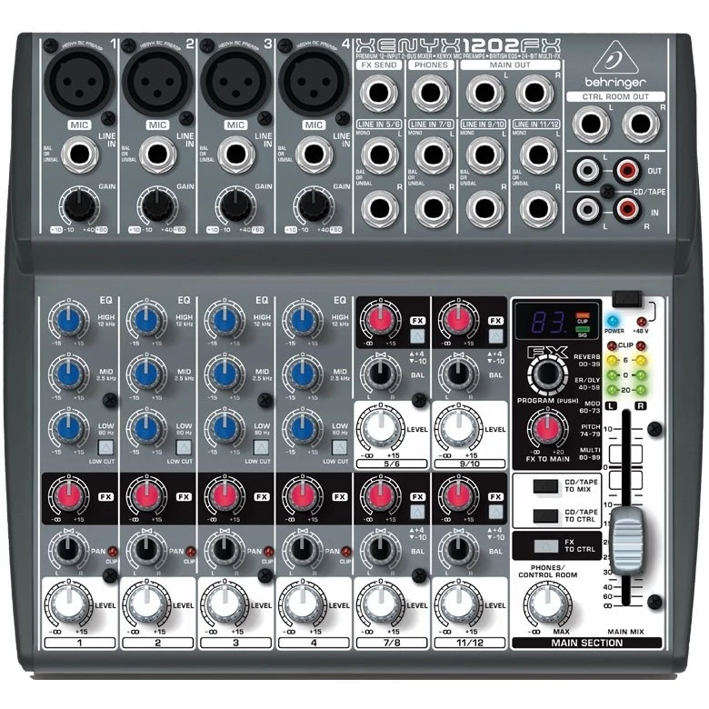 Behringer XENYX 1202FX analóg keverő